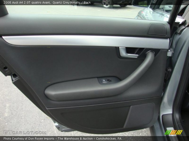 Quartz Grey Metallic / Black 2008 Audi A4 2.0T quattro Avant