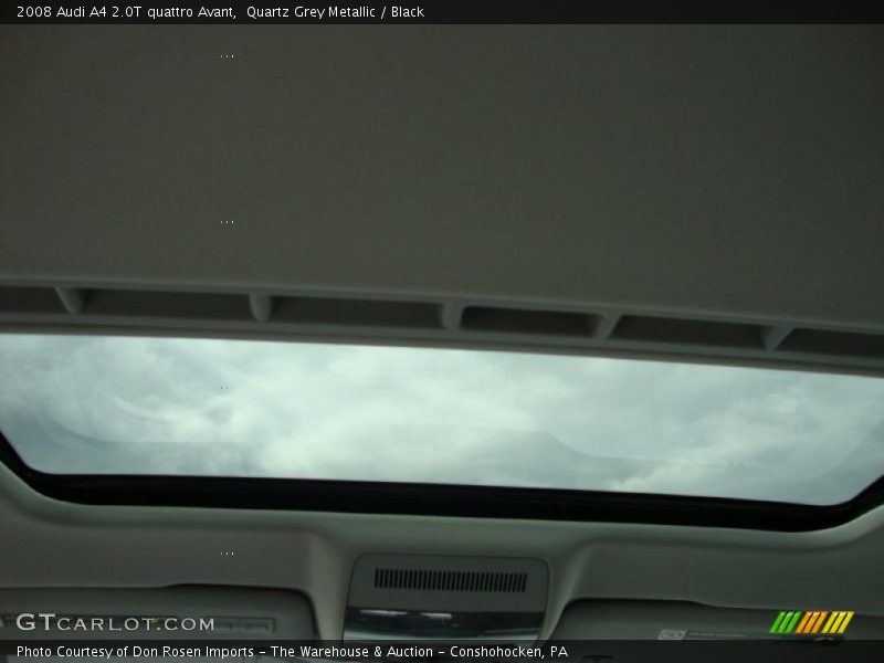 Quartz Grey Metallic / Black 2008 Audi A4 2.0T quattro Avant