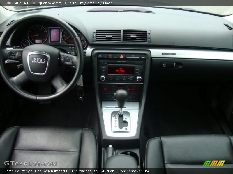 Quartz Grey Metallic / Black 2008 Audi A4 2.0T quattro Avant