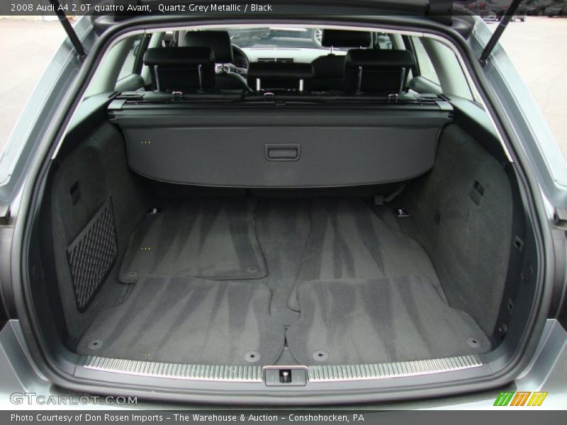 Quartz Grey Metallic / Black 2008 Audi A4 2.0T quattro Avant
