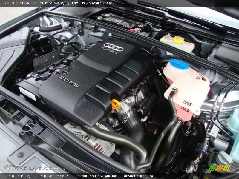 Quartz Grey Metallic / Black 2008 Audi A4 2.0T quattro Avant