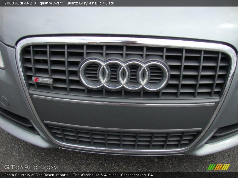 Quartz Grey Metallic / Black 2008 Audi A4 2.0T quattro Avant