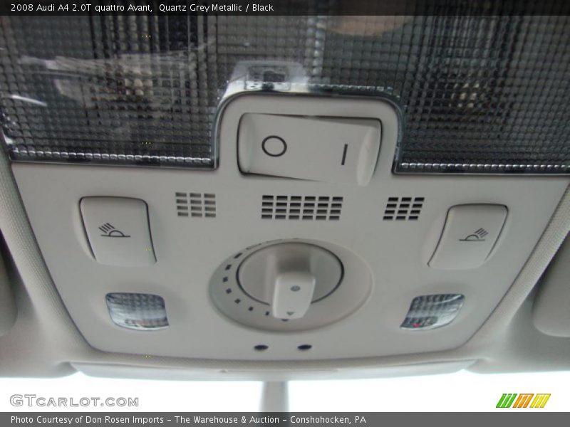 Quartz Grey Metallic / Black 2008 Audi A4 2.0T quattro Avant