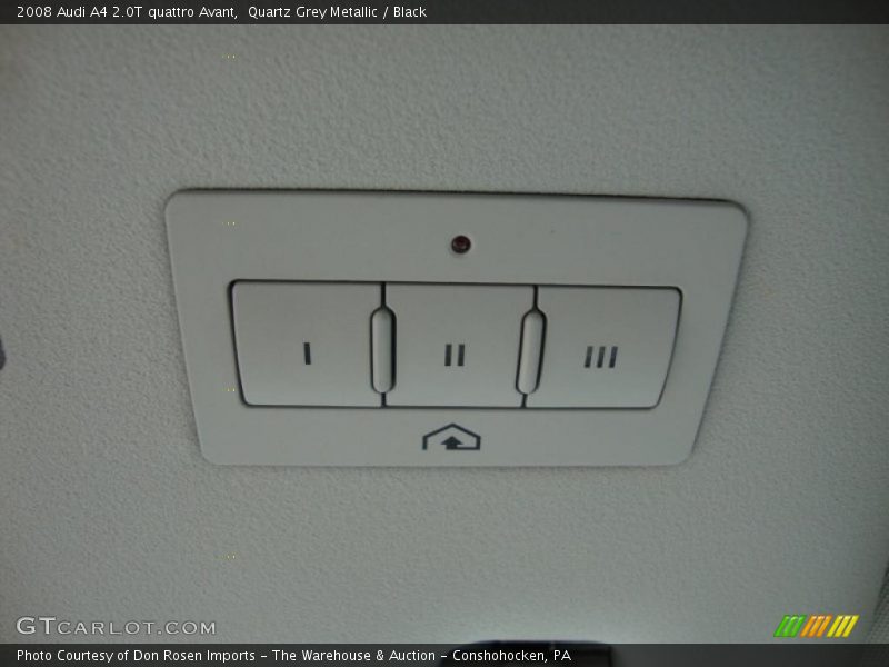 Quartz Grey Metallic / Black 2008 Audi A4 2.0T quattro Avant
