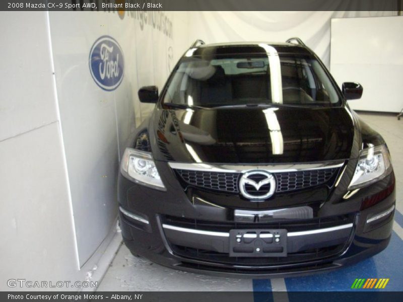 Brilliant Black / Black 2008 Mazda CX-9 Sport AWD