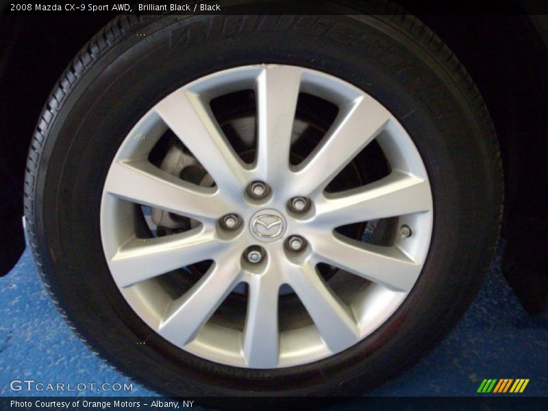 Brilliant Black / Black 2008 Mazda CX-9 Sport AWD
