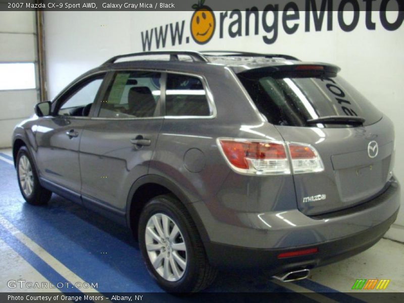 Galaxy Gray Mica / Black 2007 Mazda CX-9 Sport AWD