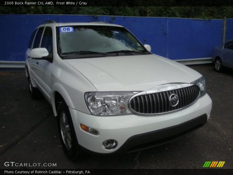 Frost White / Gray 2006 Buick Rainier CXL AWD