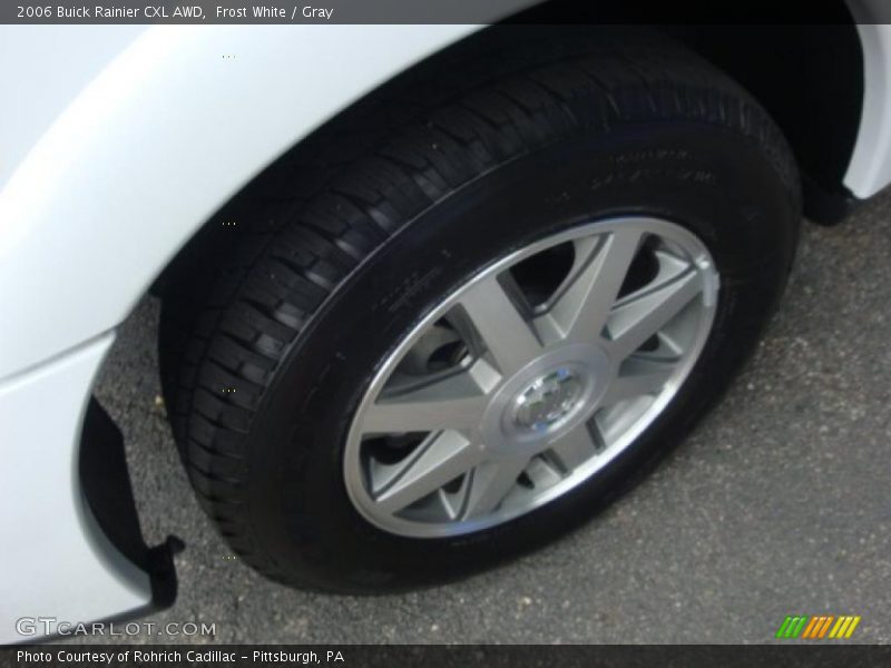 Frost White / Gray 2006 Buick Rainier CXL AWD