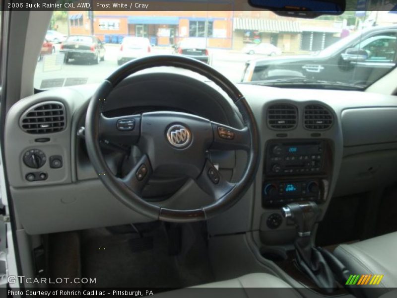 Frost White / Gray 2006 Buick Rainier CXL AWD