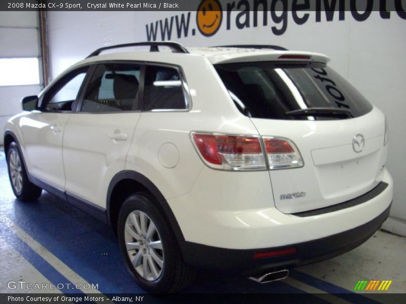 Crystal White Pearl Mica / Black 2008 Mazda CX-9 Sport