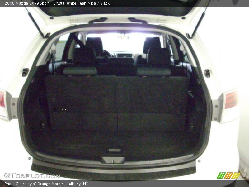 Crystal White Pearl Mica / Black 2008 Mazda CX-9 Sport