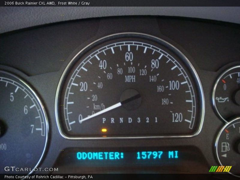 Frost White / Gray 2006 Buick Rainier CXL AWD