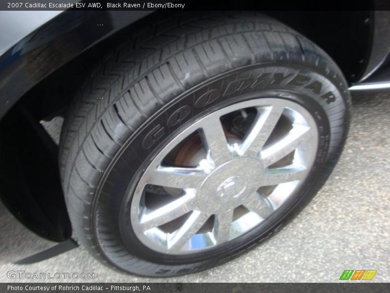 Black Raven / Ebony/Ebony 2007 Cadillac Escalade ESV AWD