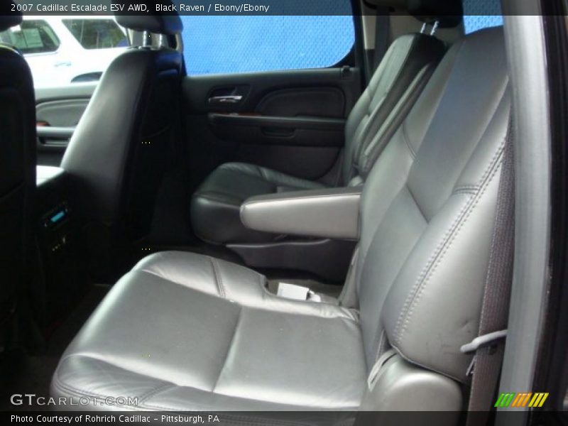 Black Raven / Ebony/Ebony 2007 Cadillac Escalade ESV AWD