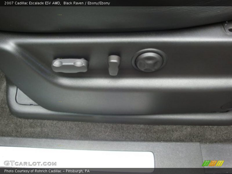 Black Raven / Ebony/Ebony 2007 Cadillac Escalade ESV AWD
