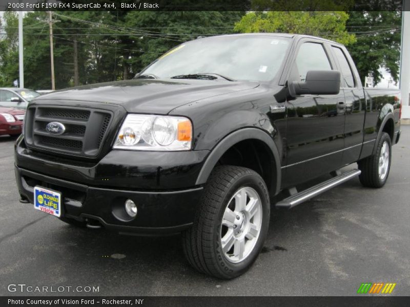 Black / Black 2008 Ford F150 FX4 SuperCab 4x4