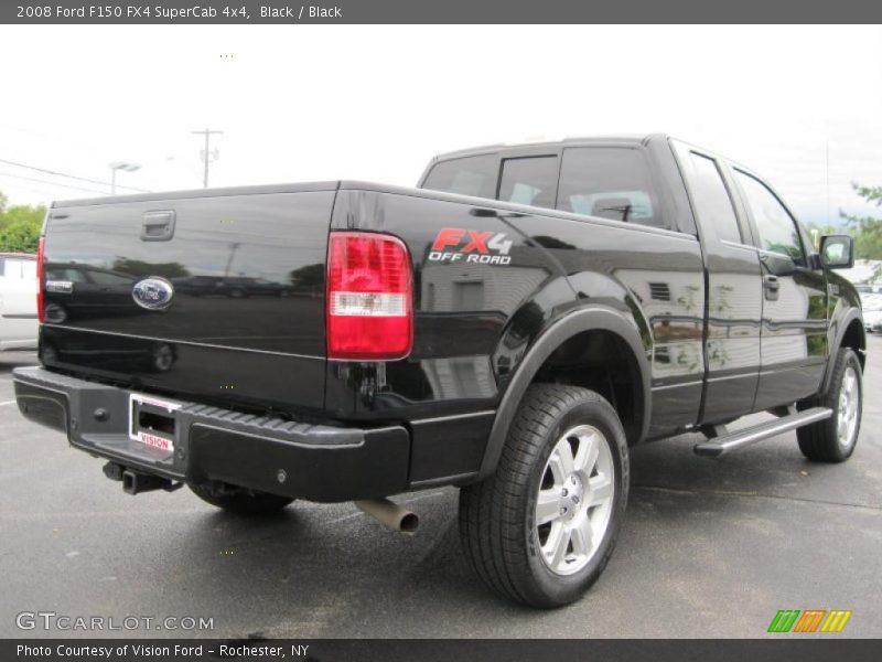 Black / Black 2008 Ford F150 FX4 SuperCab 4x4
