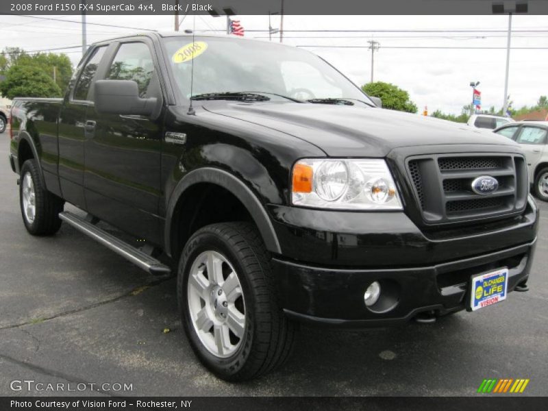 Black / Black 2008 Ford F150 FX4 SuperCab 4x4