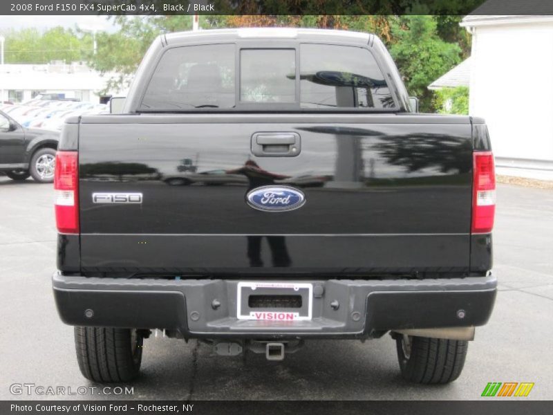 Black / Black 2008 Ford F150 FX4 SuperCab 4x4