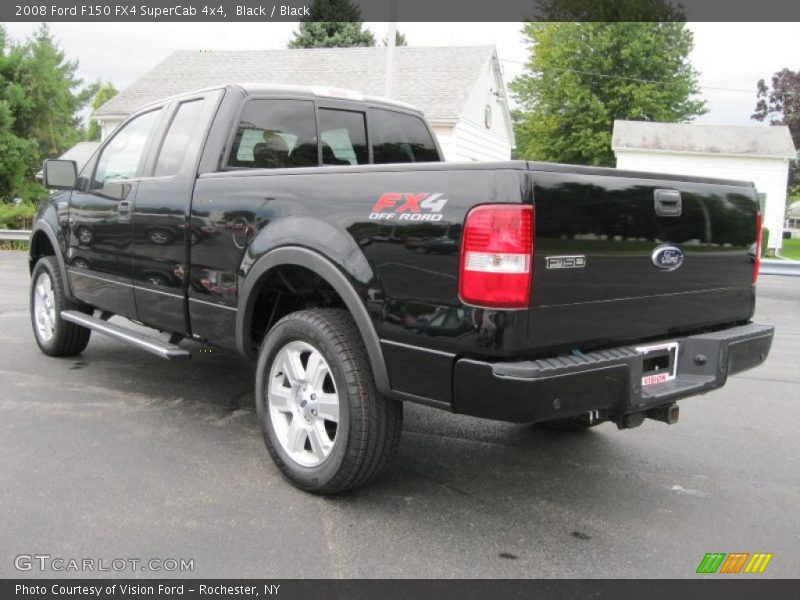 Black / Black 2008 Ford F150 FX4 SuperCab 4x4