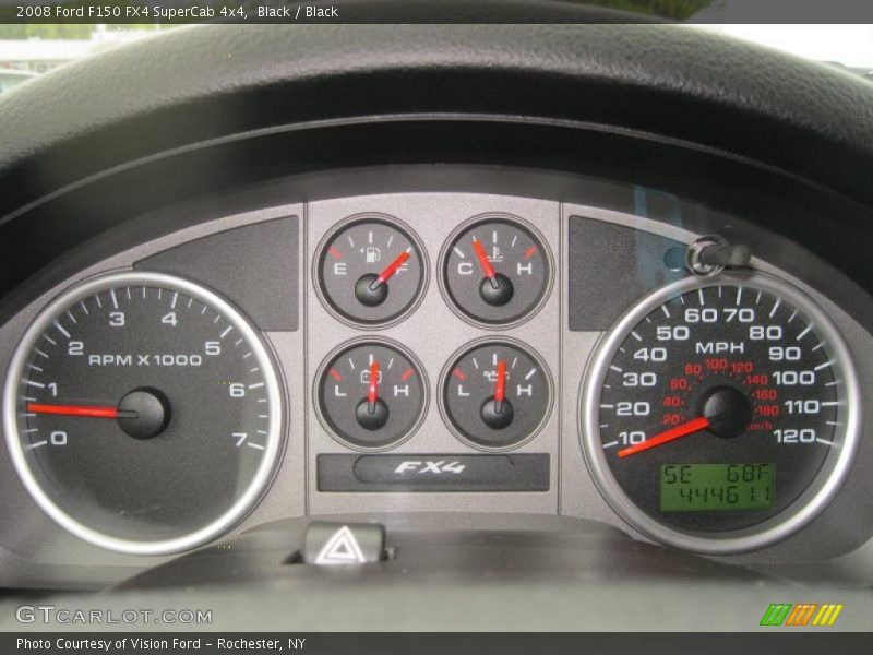 Black / Black 2008 Ford F150 FX4 SuperCab 4x4
