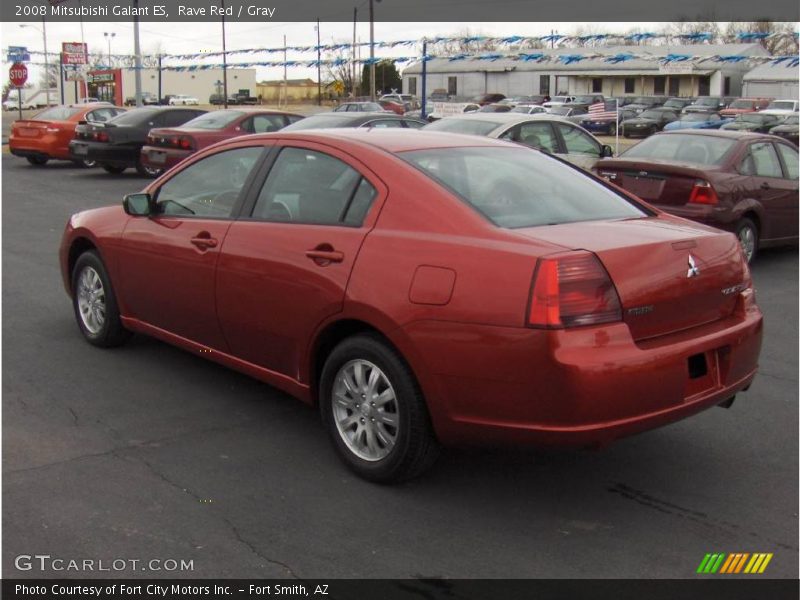 Rave Red / Gray 2008 Mitsubishi Galant ES