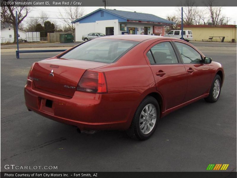 Rave Red / Gray 2008 Mitsubishi Galant ES