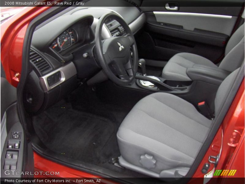 Rave Red / Gray 2008 Mitsubishi Galant ES
