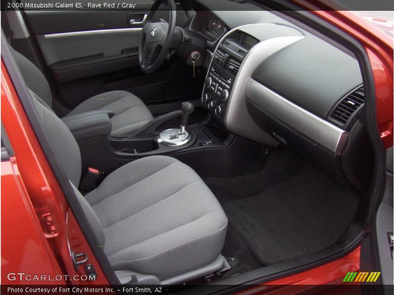 Rave Red / Gray 2008 Mitsubishi Galant ES