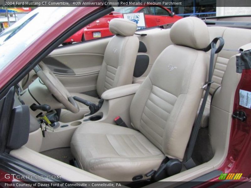 Front Seat of 2004 Mustang GT Convertible