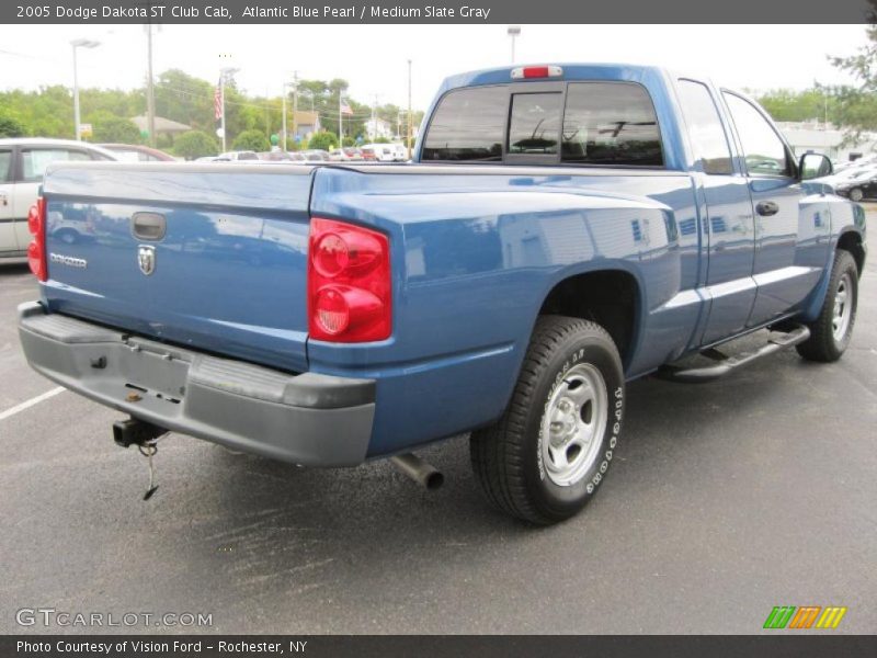 Atlantic Blue Pearl / Medium Slate Gray 2005 Dodge Dakota ST Club Cab