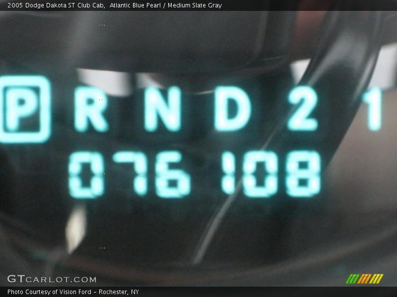 Atlantic Blue Pearl / Medium Slate Gray 2005 Dodge Dakota ST Club Cab