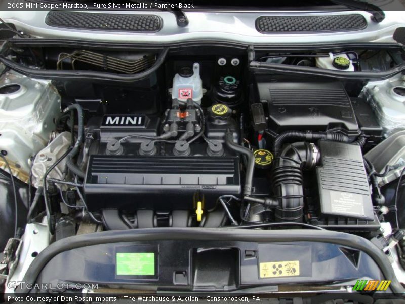 Pure Silver Metallic / Panther Black 2005 Mini Cooper Hardtop