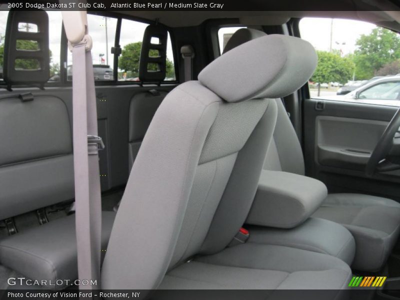 Atlantic Blue Pearl / Medium Slate Gray 2005 Dodge Dakota ST Club Cab