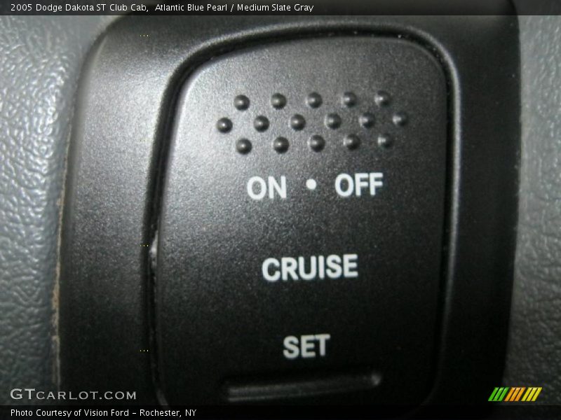 Atlantic Blue Pearl / Medium Slate Gray 2005 Dodge Dakota ST Club Cab
