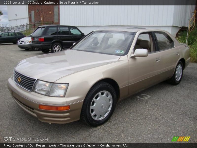 Cashmere Beige Metallic / Tan Leather 1995 Lexus LS 400 Sedan
