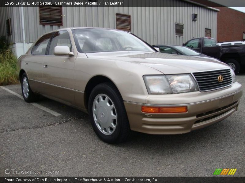 Cashmere Beige Metallic / Tan Leather 1995 Lexus LS 400 Sedan