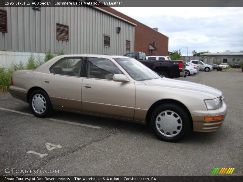 Cashmere Beige Metallic / Tan Leather 1995 Lexus LS 400 Sedan