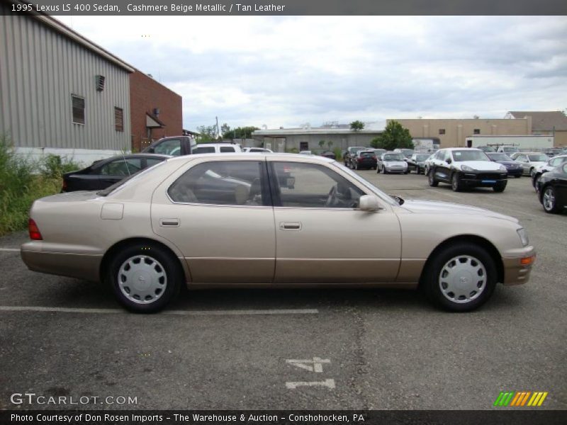 Cashmere Beige Metallic / Tan Leather 1995 Lexus LS 400 Sedan