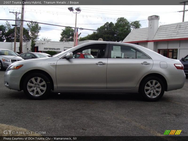 Titanium Metallic / Bisque 2007 Toyota Camry Hybrid