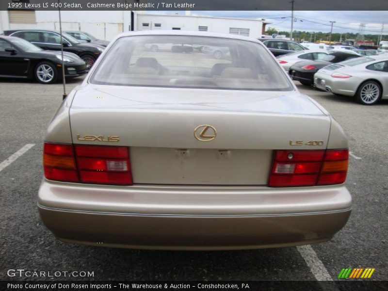 Cashmere Beige Metallic / Tan Leather 1995 Lexus LS 400 Sedan