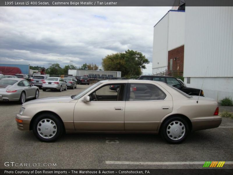 Cashmere Beige Metallic / Tan Leather 1995 Lexus LS 400 Sedan