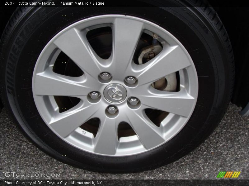 Titanium Metallic / Bisque 2007 Toyota Camry Hybrid