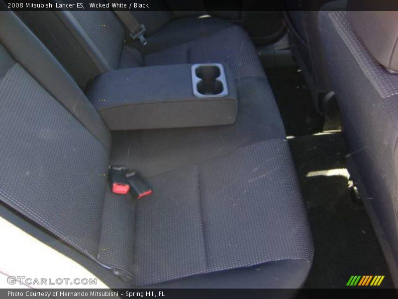 Wicked White / Black 2008 Mitsubishi Lancer ES