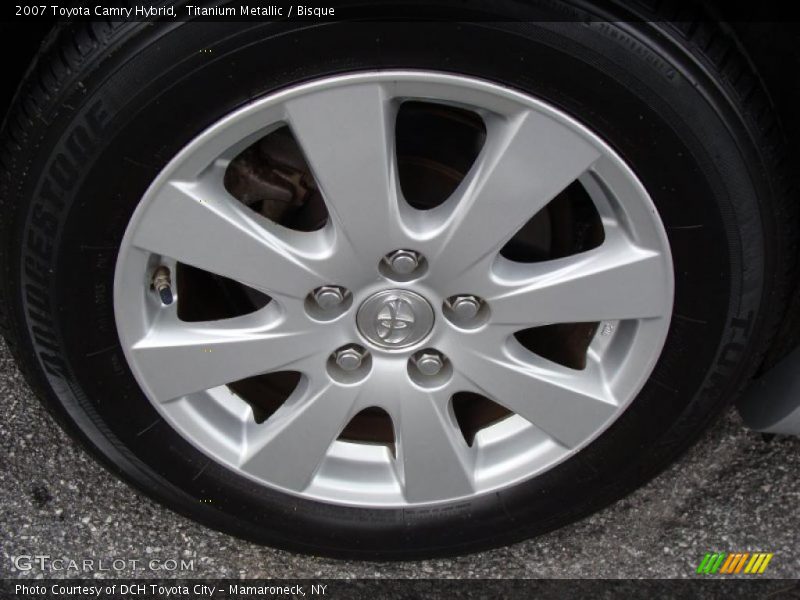 Titanium Metallic / Bisque 2007 Toyota Camry Hybrid