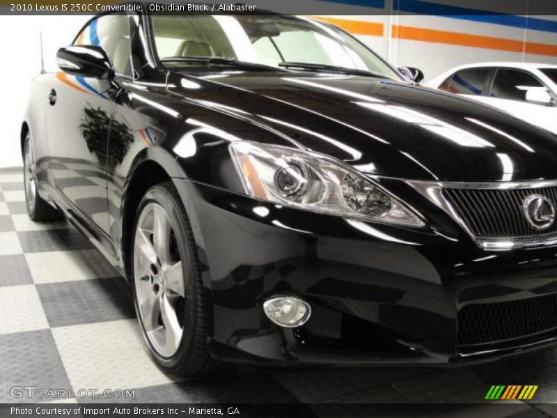 Obsidian Black / Alabaster 2010 Lexus IS 250C Convertible