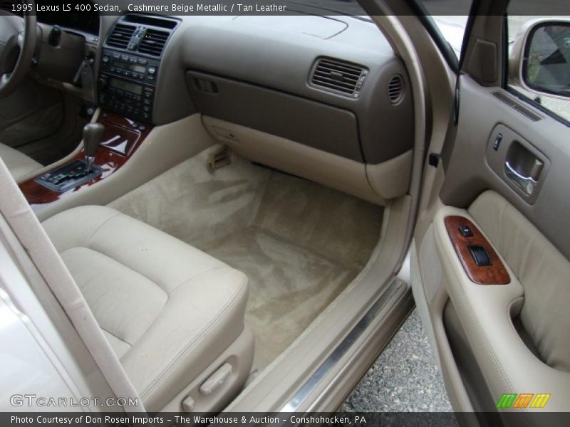 Cashmere Beige Metallic / Tan Leather 1995 Lexus LS 400 Sedan