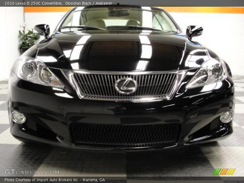 Obsidian Black / Alabaster 2010 Lexus IS 250C Convertible