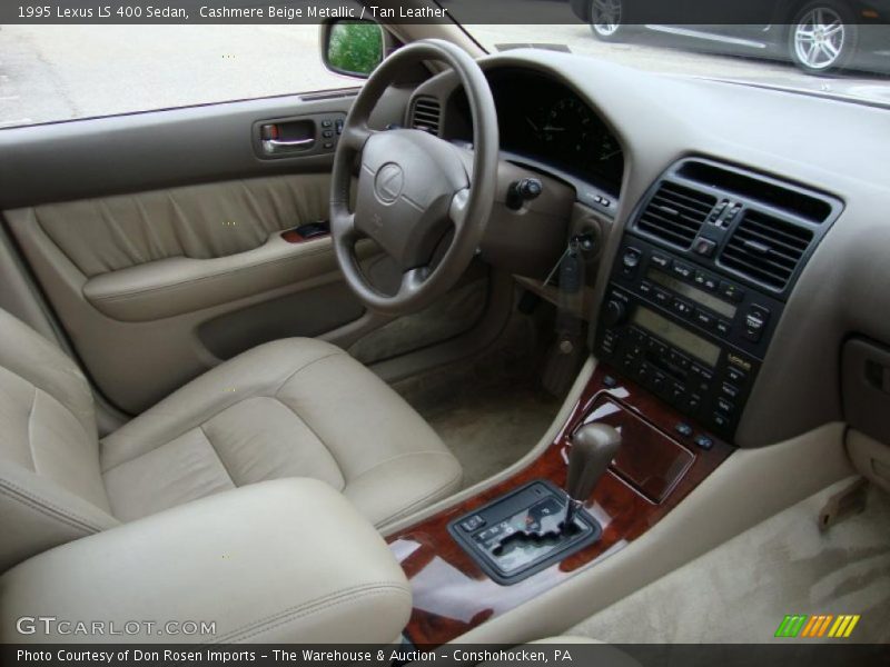 Cashmere Beige Metallic / Tan Leather 1995 Lexus LS 400 Sedan